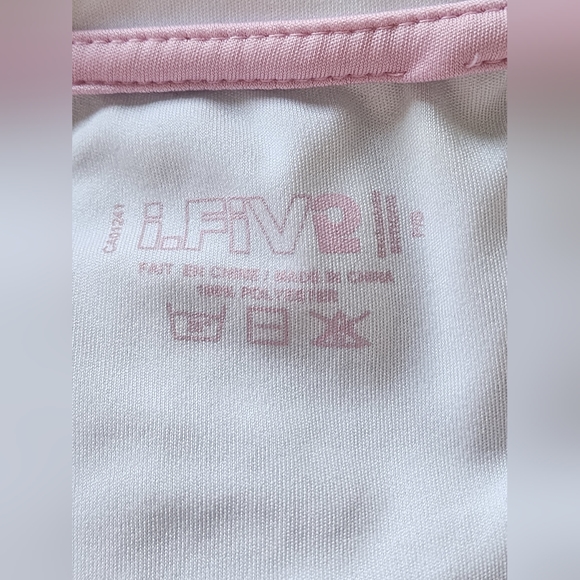 I.fiv5 White athletic work out tank top - Picture 3 of 3